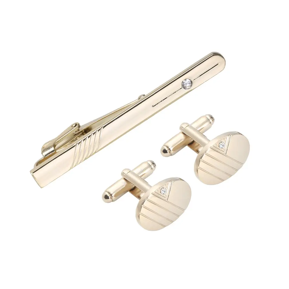 Gentleman Men Cuff Links Stainless Steel Gold Business Cutting Line Tie Clip and Cufflinks Set Hot Tie Clip Classic For Business
Gentleman Men Cuff Links Stainless Steel Gold Business Cutting Line Tie Clip and Cufflinks Set Hot Tie Clip Classic For Business