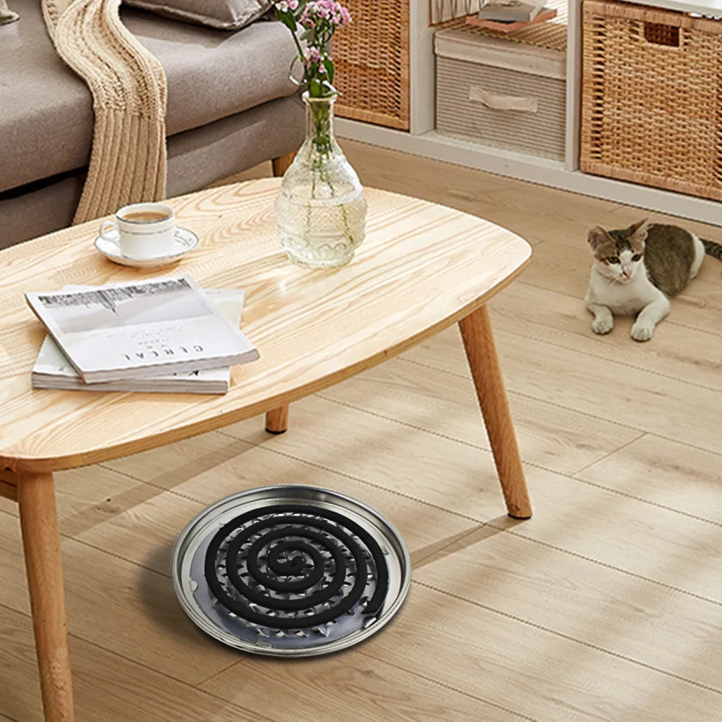 Mosquito Coil Holder Mosquito Coils Tray Repellent Rack With Cover Stainless Repellent Incense Plate Mosquito-repellent Box
Mosquito Coil Holder Mosquito Coils Tray Repellent Rack With Cover Stainless Repellent Incense Plate Mosquito-repellent Box