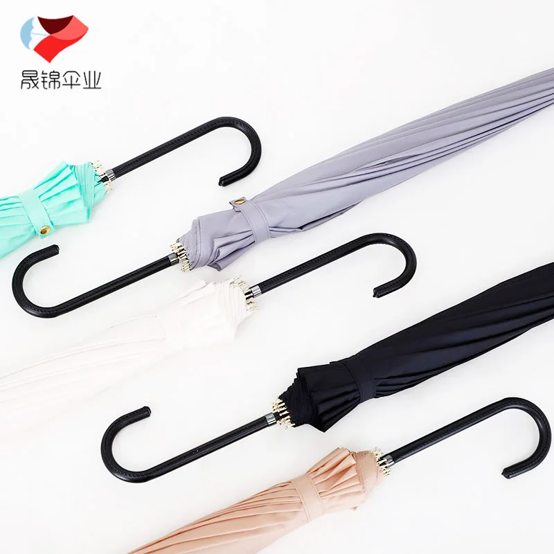 2018 New Style Cool Leather Handle Straight Umbrella Manufacturers Currently Available Automatic Rainbow All-Weather Umbrella Cu
2018 New Style Cool Leather Handle Straight Umbrella Manufacturers Currently Available Automatic Rainbow All-Weather Umbrella Cu