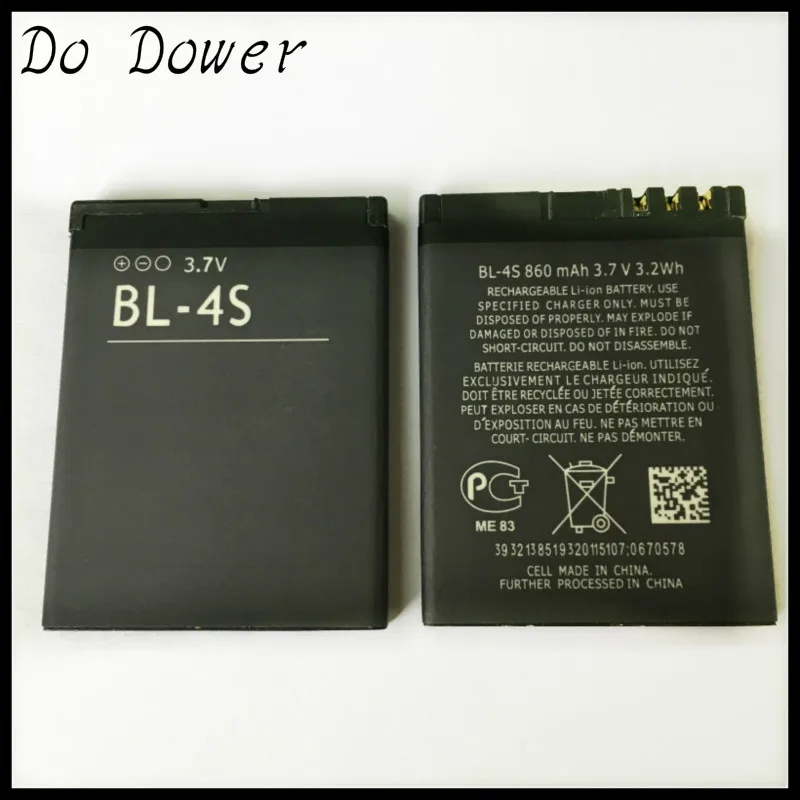 Аккумулятор BL4S для Nokia 2680s 3602s 3711 S 7020 6202c 6208c 2680 7100s S|Аккумуляторы мобильных