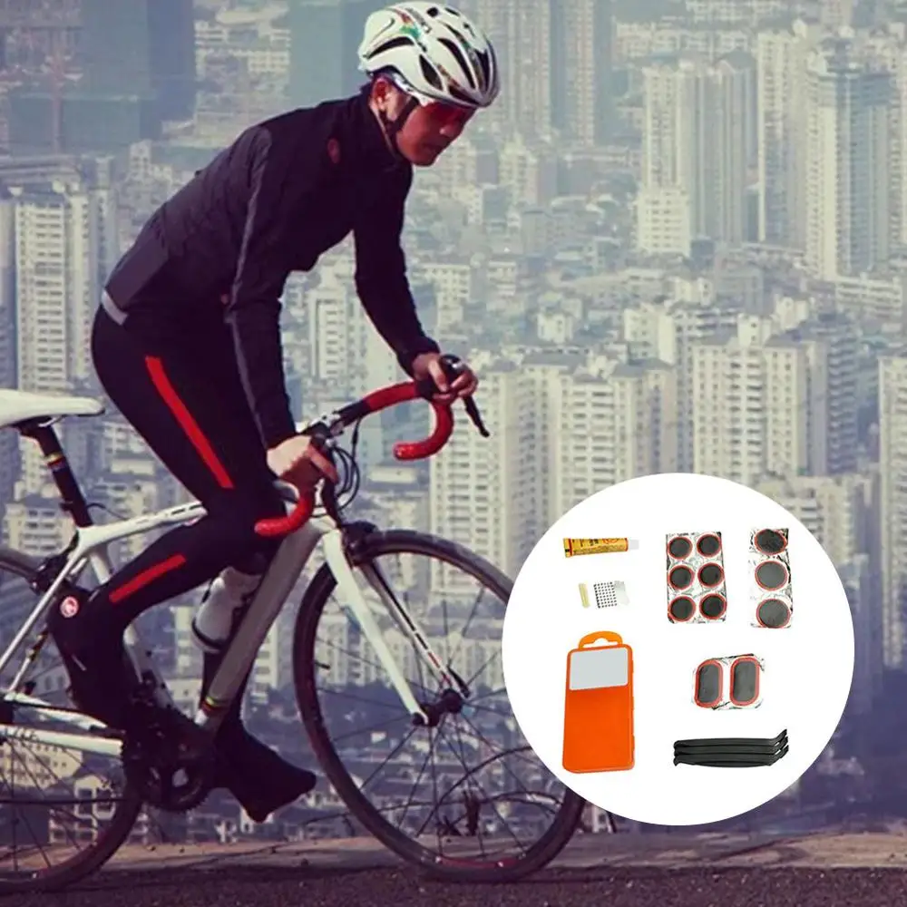 Bicycle Tire Repair Tool Set Rubber Glue-free Tire Patches Bicycle Inner Tube Mending Tool Long Distance Bicycle Accessories
Bicycle Tire Repair Tool Set Rubber Glue-free Tire Patches Bicycle Inner Tube Mending Tool Long Distance Bicycle Accessories