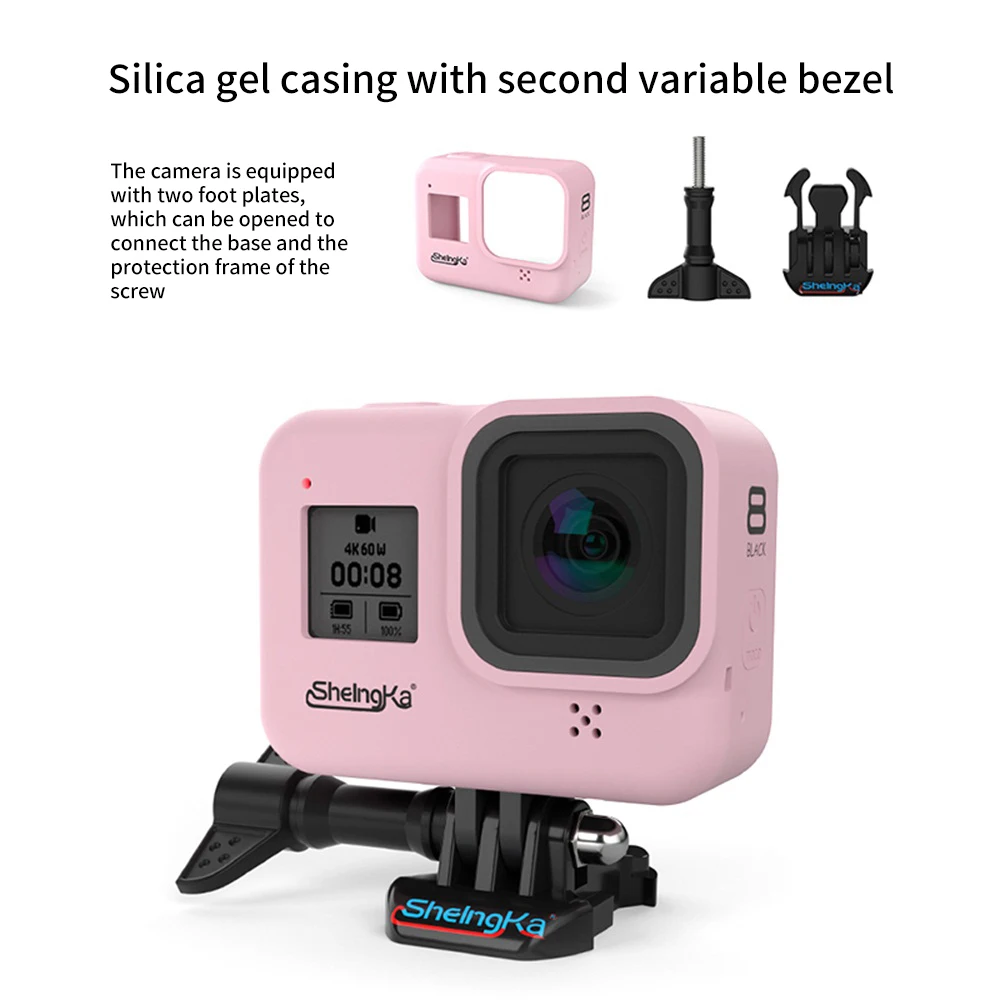 For GoPro Hero 8 Protective Silicone Case Anti-fall Cover Bag For GoPro Hero Black Action Camera Body Silicone Case accessories
For GoPro Hero 8 Protective Silicone Case Anti-fall Cover Bag For GoPro Hero Black Action Camera Body Silicone Case accessories