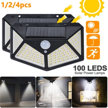 1/2/4pc Solar Light 100 LED Solars Lamp PIR Motion Sensor Wall Light Waterproof Solar LED Garden Lights Outdoor Security Lights#
1/2/4pc Solar Light 100 LED Solars Lamp PIR Motion Sensor Wall Light Waterproof Solar LED Garden Lights Outdoor Security Lights#