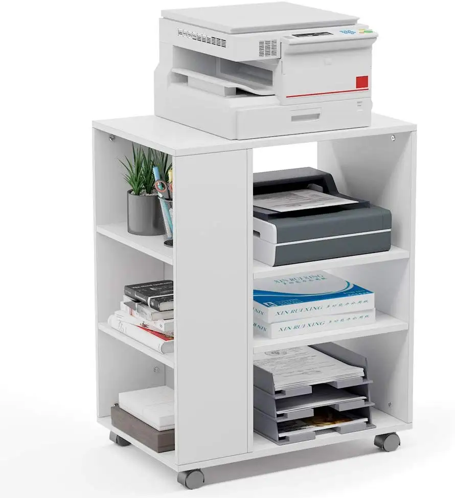 Tribesigns Mobile Printer Stand, Modern Printer Cart File Cabinet with Storage on Wheels, Open Shelves
Tribesigns Mobile Printer Stand, Modern Printer Cart File Cabinet with Storage on Wheels, Open Shelves