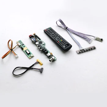 For LP171WE3-TLA4/TLA6 Remote+Inverter+keyboard T.V56 controller board VGA HDMI AV USB RF 1CCFL 30Pin LVDS LCD display panel Kit 
For LP171WE3-TLA4/TLA6 Remote+Inverter+keyboard T.V56 controller board VGA HDMI AV USB RF 1CCFL 30Pin LVDS LCD display panel Kit