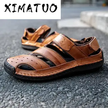 Large size 47 48 Men's Sandals Summer Fashion Beach Sandals Men Leather Casual Shoes Soft non-slip Sandals zapatos de hombre
Large size 47 48 Men's Sandals Summer Fashion Beach Sandals Men Leather Casual Shoes Soft non-slip Sandals zapatos de hombre
