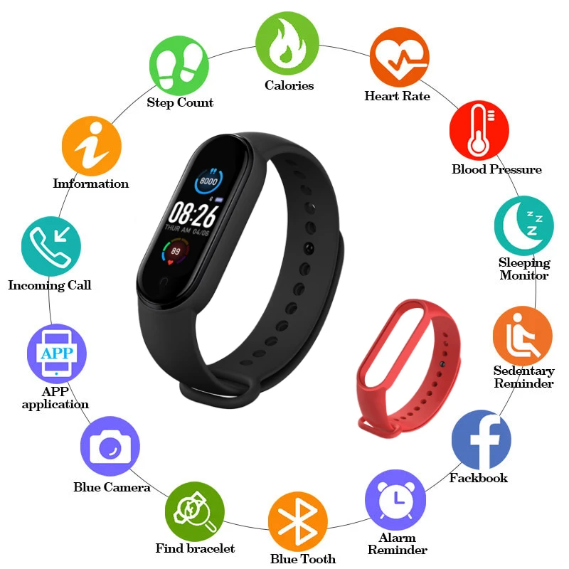 New Waterproof Smart Watch Men Bluetooth Sport Watches Heart Rate Blood Pressure Fitness Tracker Smart Bracelet Health Wristband
New Waterproof Smart Watch Men Bluetooth Sport Watches Heart Rate Blood Pressure Fitness Tracker Smart Bracelet Health Wristband