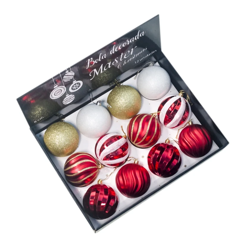 12Pcs Christmas Tree Decor Ball 80Mm Bauble Xmas Party Hanging Ball Christmas Ball for Home Christmas Decorations C
12Pcs Christmas Tree Decor Ball 80Mm Bauble Xmas Party Hanging Ball Christmas Ball for Home Christmas Decorations C