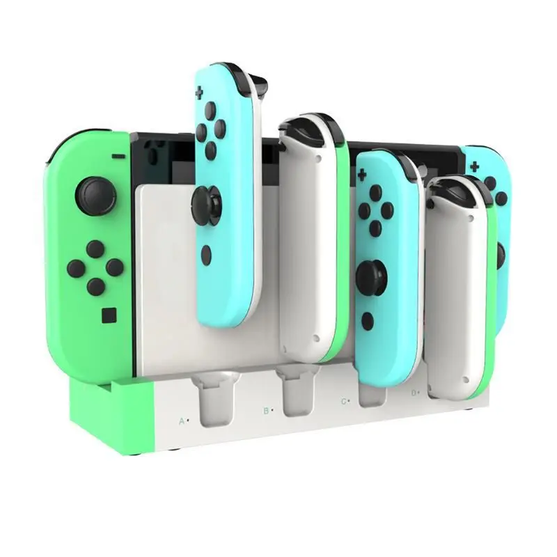 Game Controller Charger Charging Dock Stand Station Holder for NS Switch Joycon Game Console with Indicator Light Accessories
Game Controller Charger Charging Dock Stand Station Holder for NS Switch Joycon Game Console with Indicator Light Accessories