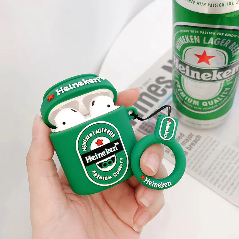 Hot Green Leisure Beer Ring Soft Silicone Bluetooth Wireless Earphone Cover for Apple AirPods 1 2 Box Anti-fall Headset Case
Hot Green Leisure Beer Ring Soft Silicone Bluetooth Wireless Earphone Cover for Apple AirPods 1 2 Box Anti-fall Headset Case
