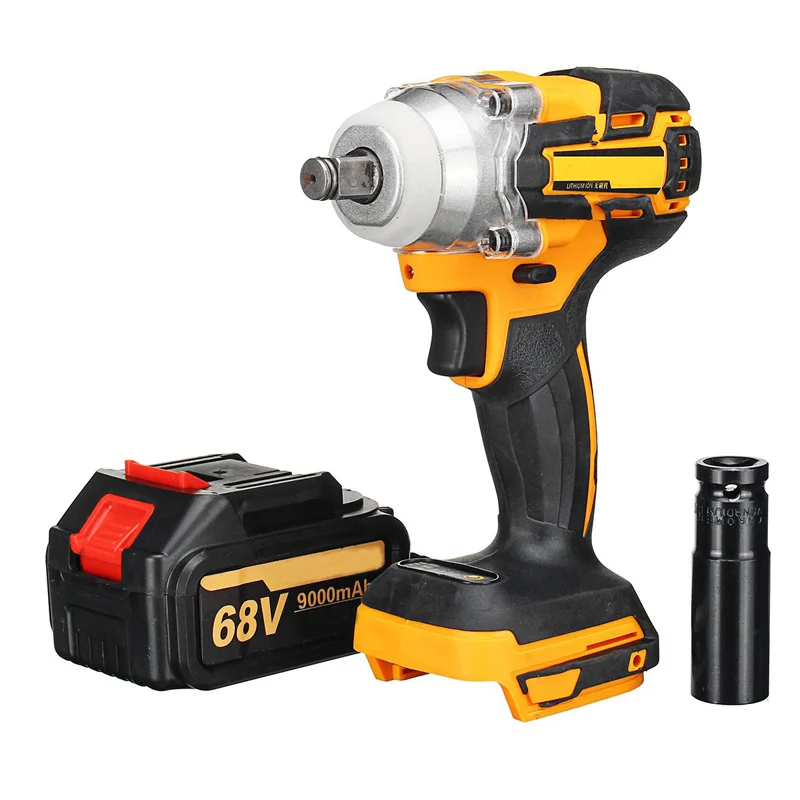 Set 68V 520nm 9000mAh Lithium Battery Electric Impact Wrenches Rechargeable Brushless Electric Wrench
Set 68V 520nm 9000mAh Lithium Battery Electric Impact Wrenches Rechargeable Brushless Electric Wrench