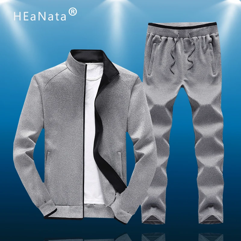 Tracksuits Men Sport Running Suit Polyester Sweatshirt Sporting Gyms Zipper Jacket + Pants Casual Men's Track Suit Sportswear
Tracksuits Men Sport Running Suit Polyester Sweatshirt Sporting Gyms Zipper Jacket + Pants Casual Men's Track Suit Sportswear