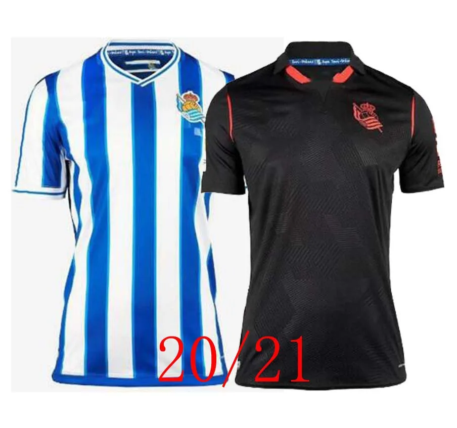 

Real Sociedad Soccer Jerseys WILLIAN J. OYARZABAL AGIRRETXE JUANMI Custom Home Away 20 21 Royal Society Adult Football Shirt