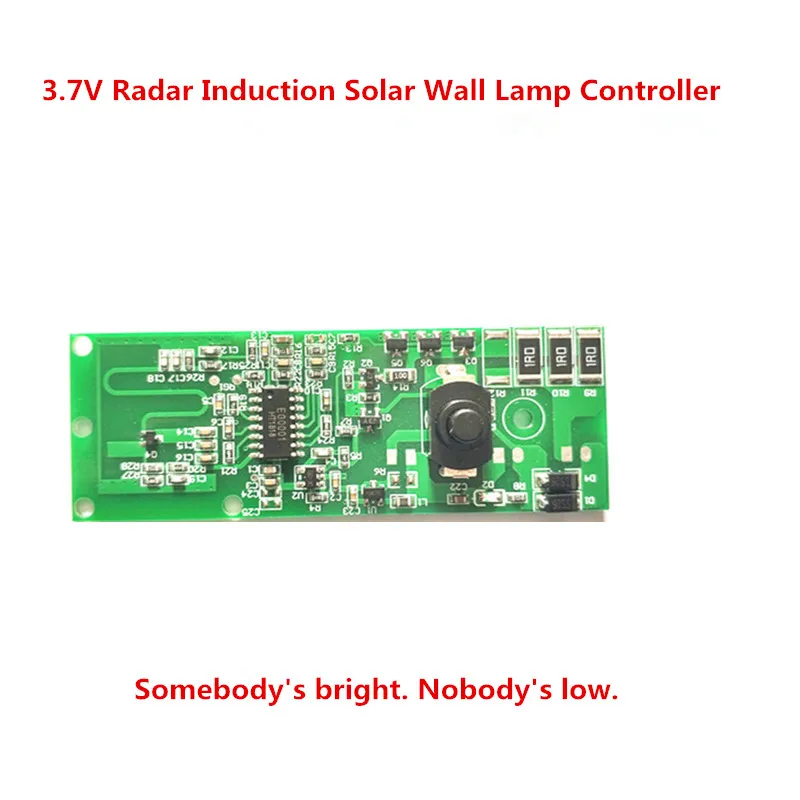 Solar lamp controller 3.7V Radar Induction Solar Wall Lamp Controller Microwave Human Induction on Circuit Board of Solar Court
Solar lamp controller 3.7V Radar Induction Solar Wall Lamp Controller Microwave Human Induction on Circuit Board of Solar Court