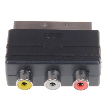RGB Scart To 3 RCA S-Video Adapter Composite RCA SVHS AV TV Audio Converter For Video DVD Recorder TV Television Projector
RGB Scart To 3 RCA S-Video Adapter Composite RCA SVHS AV TV Audio Converter For Video DVD Recorder TV Television Projector
