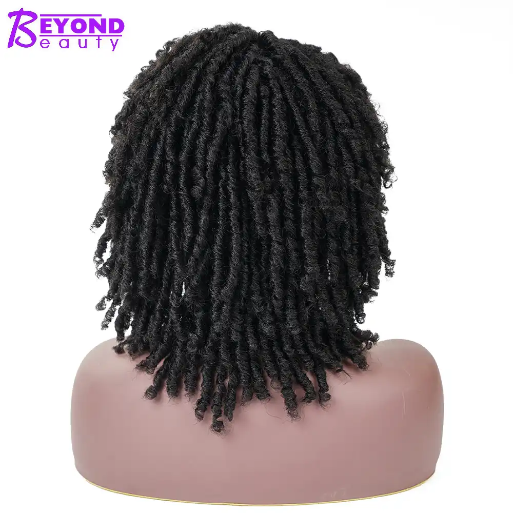 Beyond Beauty Afrikanskie Pricheski Termostojkie Volosy Pariki Chernye Zhenskie Chistyj Temnyj Cvet Sinteticheskie Volokna Pariki Aliekspress