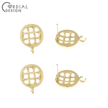Cordial Design 100Pcs 13*18MM Jewelry Accessories/Hand Made/DIY Making/Jewelry Findings & Components/Net Shape/Earrings Stud
Cordial Design 100Pcs 13*18MM Jewelry Accessories/Hand Made/DIY Making/Jewelry Findings & Components/Net Shape/Earrings Stud