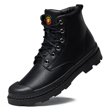 2019 New Brand Leather Ankle Boots Autumn Winter Men's Boots Fashion Motorcycle Boots Outdoor Working Snow Boots Men Shoes
2019 New Brand Leather Ankle Boots Autumn Winter Men's Boots Fashion Motorcycle Boots Outdoor Working Snow Boots Men Shoes