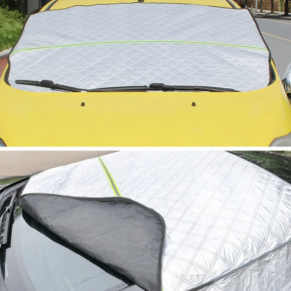 Automobile Front Windshield Window Snow and Winter Frost and Snow Proof Visor Shade Sunshade Car Cover
Automobile Front Windshield Window Snow and Winter Frost and Snow Proof Visor Shade Sunshade Car Cover