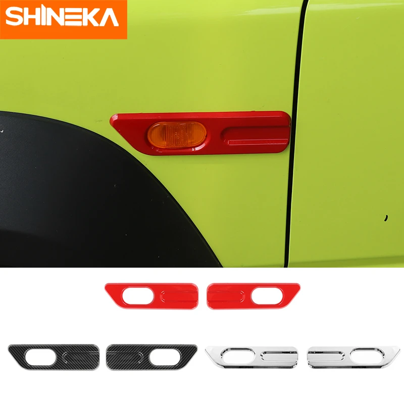 Фото Наружные наклейки SHINEKA для Suzuki Jimny боковой брызговик автомобиля поворотник