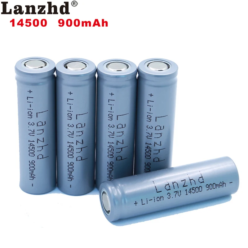 Li ion14500 900mAh 3.7V Li-ion Rechargeable Batteries AA Battery Lithium Cell for Led Flashlight Headlamps Torch Mouse(1-24pcs)
Li ion14500 900mAh 3.7V Li-ion Rechargeable Batteries AA Battery Lithium Cell for Led Flashlight Headlamps Torch Mouse(1-24pcs)