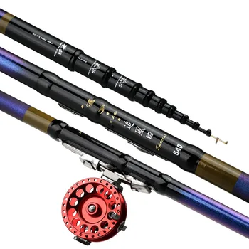 High Quality Carbon Fishing Rod 4.5M 5.4M 6.3M 7.2M Three Positioning Telescopic Fishing Rod Spinning Fishing Tackle Sea pole
High Quality Carbon Fishing Rod 4.5M 5.4M 6.3M 7.2M Three Positioning Telescopic Fishing Rod Spinning Fishing Tackle Sea pole