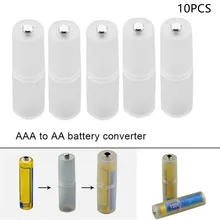 10pcs AAA To AA Battery Converter Adapter Batteries Holder Durable Plastic Case Switcher Storage Box Organizer
10pcs AAA To AA Battery Converter Adapter Batteries Holder Durable Plastic Case Switcher Storage Box Organizer