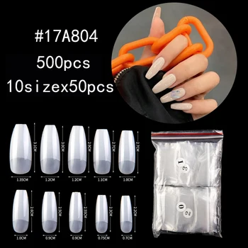 Recuerdame 10Sizes Half Cover Ballerina Nails French Coffin Acrylic Fake Nails Shape "C" Natural Nail Tips Faux Ongles Wholesale
Recuerdame 10Sizes Half Cover Ballerina Nails French Coffin Acrylic Fake Nails Shape "C" Natural Nail Tips Faux Ongles Wholesale
