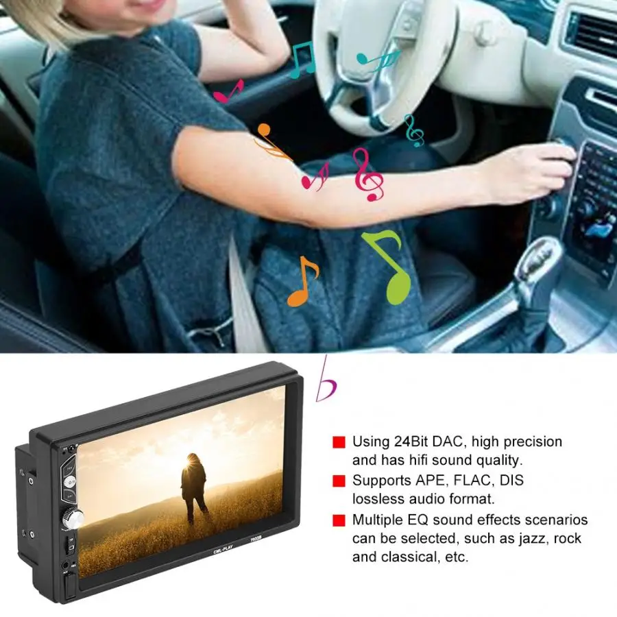 2Din Car Bluetooth Hands-free Radio Stereo Music Hifi MP5 Player oto teypleri 7 Inch Screen Double araba aksesuar
2Din Car Bluetooth Hands-free Radio Stereo Music Hifi MP5 Player oto teypleri 7 Inch Screen Double araba aksesuar