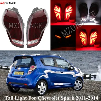 MZORANGE 2 PCS LED Tail Light For Chevrolet Spark 2011-2014 Rear Brake Bumper Tail Stop Turn Signal Lamp+Parking Warning Light
MZORANGE 2 PCS LED Tail Light For Chevrolet Spark 2011-2014 Rear Brake Bumper Tail Stop Turn Signal Lamp+Parking Warning Light