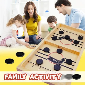 Catapult Chess Bumper Chess Parent-child Interactive Game Table Desktop Battle 2 In 1 Ice Hockey Game Toy Drop Shipping
Catapult Chess Bumper Chess Parent-child Interactive Game Table Desktop Battle 2 In 1 Ice Hockey Game Toy Drop Shipping