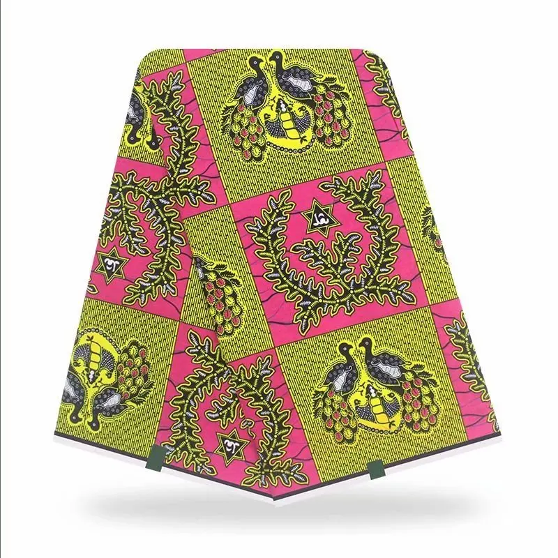 African Wax Fabric 6yards 100% Cotton Wax Prints African Fabric High Quality Tissu Wax Africain Print Fabric for dresses
African Wax Fabric 6yards 100% Cotton Wax Prints African Fabric High Quality Tissu Wax Africain Print Fabric for dresses