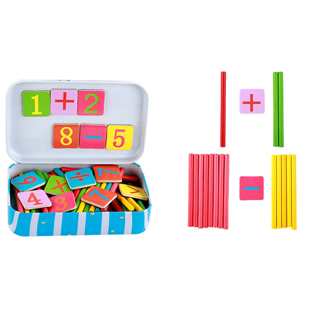 Kindergarten Wooden Arithmetic Learning Box toy Puzzle Early Education Wooden Blocks Clock Counting Rod math toy
Kindergarten Wooden Arithmetic Learning Box toy Puzzle Early Education Wooden Blocks Clock Counting Rod math toy