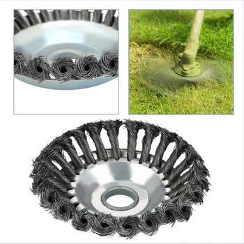 Garden Grass Trimmer Head Steel Wire Wheel Garden Brush Lawn Mower Grass Eater Brush Cutter Tool 6Inch/8Inch
Garden Grass Trimmer Head Steel Wire Wheel Garden Brush Lawn Mower Grass Eater Brush Cutter Tool 6Inch/8Inch