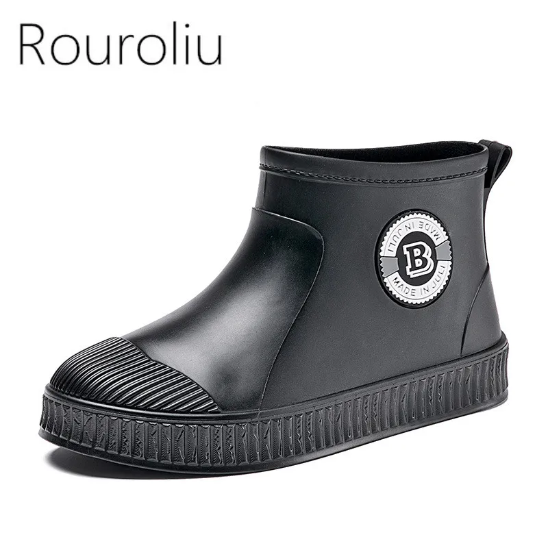 Women Fashion Ankle Rain Shoes Couple Outdoor Light Comfort Work Water Boots Female Winter Non-slip Waterproof Warm Rainboots 
Women Fashion Ankle Rain Shoes Couple Outdoor Light Comfort Work Water Boots Female Winter Non-slip Waterproof Warm Rainboots