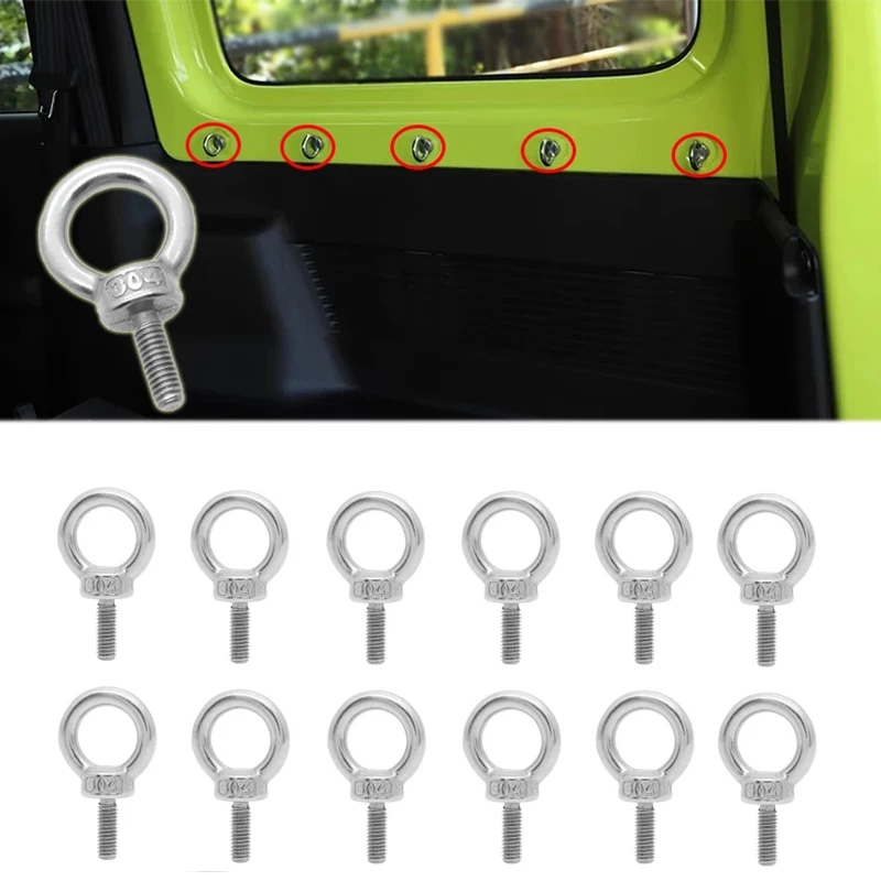 Для Suzuki Jimny JB64 JB74 2019 2020 автомобильные Круглые Искусственные болты, гайки, декоративная крышка для оформления интерьера
Для Suzuki Jimny JB64 JB74 2019 2020 автомобильные Круглые Искусственные болты, гайки, декоративная крышка для оформления интерьера