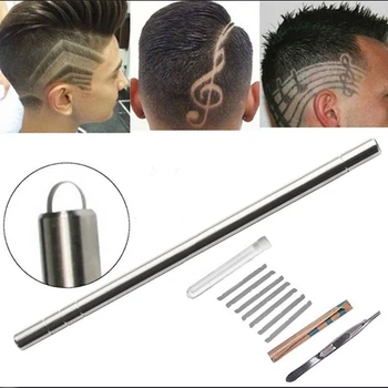 

1set/Lot Hair Scissors Hair Trimmers Engrave Beard Hair Shavings Eyebrows Carve Pen Shears Tattoo Barber Hairdressing Scissors