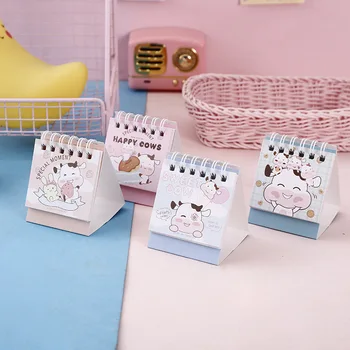 2021 Happy and Cute Cow Mini Calendar DIY Portable Cartoon Desk Calendars Desktop Decoration Schedule Planner
2021 Happy and Cute Cow Mini Calendar DIY Portable Cartoon Desk Calendars Desktop Decoration Schedule Planner