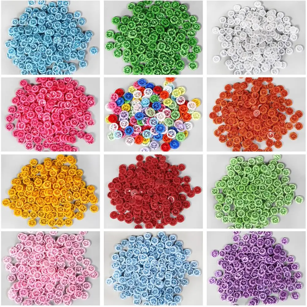 100pcs/lot 14mm Made Clothing Resin Circular Transparent Colorful Flower Patterns Clothing Button Sewing Accessories
100pcs/lot 14mm Made Clothing Resin Circular Transparent Colorful Flower Patterns Clothing Button Sewing Accessories