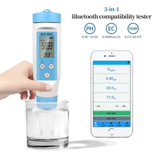 Blue Tooth 3 in 1 PH EC TEMP Meter APP Smart Control Water Quality Tester for Drinking Water Aquariums
Blue Tooth 3 in 1 PH EC TEMP Meter APP Smart Control Water Quality Tester for Drinking Water Aquariums