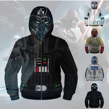 Star Wars Kids Hoodie Sweatshirt Cosplay Darth Vader Anakin 3D Print Hooded Sweater R2-D2 Child Jacket Coats Costumes
Star Wars Kids Hoodie Sweatshirt Cosplay Darth Vader Anakin 3D Print Hooded Sweater R2-D2 Child Jacket Coats Costumes