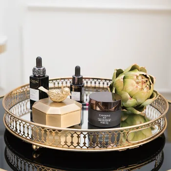 Hollow Jewelry Display Drinkware Tray Luxury Gold Home Decoration Rectanguler Round Cosmetic Storage Tray
Hollow Jewelry Display Drinkware Tray Luxury Gold Home Decoration Rectanguler Round Cosmetic Storage Tray