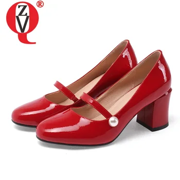 ZVQ brand Pearl wedding shoes patent mary Jane pumps 2020 autumn spring round toe high heels women's shoes party fashion shoes
ZVQ brand Pearl wedding shoes patent mary Jane pumps 2020 autumn spring round toe high heels women's shoes party fashion shoes