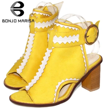 BONJOMARISA New INS Hot Sale Unique mixed-color Sandals Elegant Party High Heels Sandals Women Brand Summer Dress Shoes Woman
BONJOMARISA New INS Hot Sale Unique mixed-color Sandals Elegant Party High Heels Sandals Women Brand Summer Dress Shoes Woman