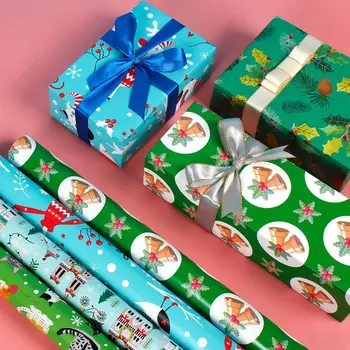 6 Sheets 50x70cm Gift Wrapping Paper Present DIY Packing Wraps for Xmas Party Christmas Festival
6 Sheets 50x70cm Gift Wrapping Paper Present DIY Packing Wraps for Xmas Party Christmas Festival