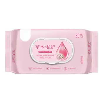 80Pcs Flip-Top Natural Herbal Intimate Wipes Disposable Men Women Privates Care Cleaning Alcohol Free Personal Feminine Hygiene 
80Pcs Flip-Top Natural Herbal Intimate Wipes Disposable Men Women Privates Care Cleaning Alcohol Free Personal Feminine Hygiene