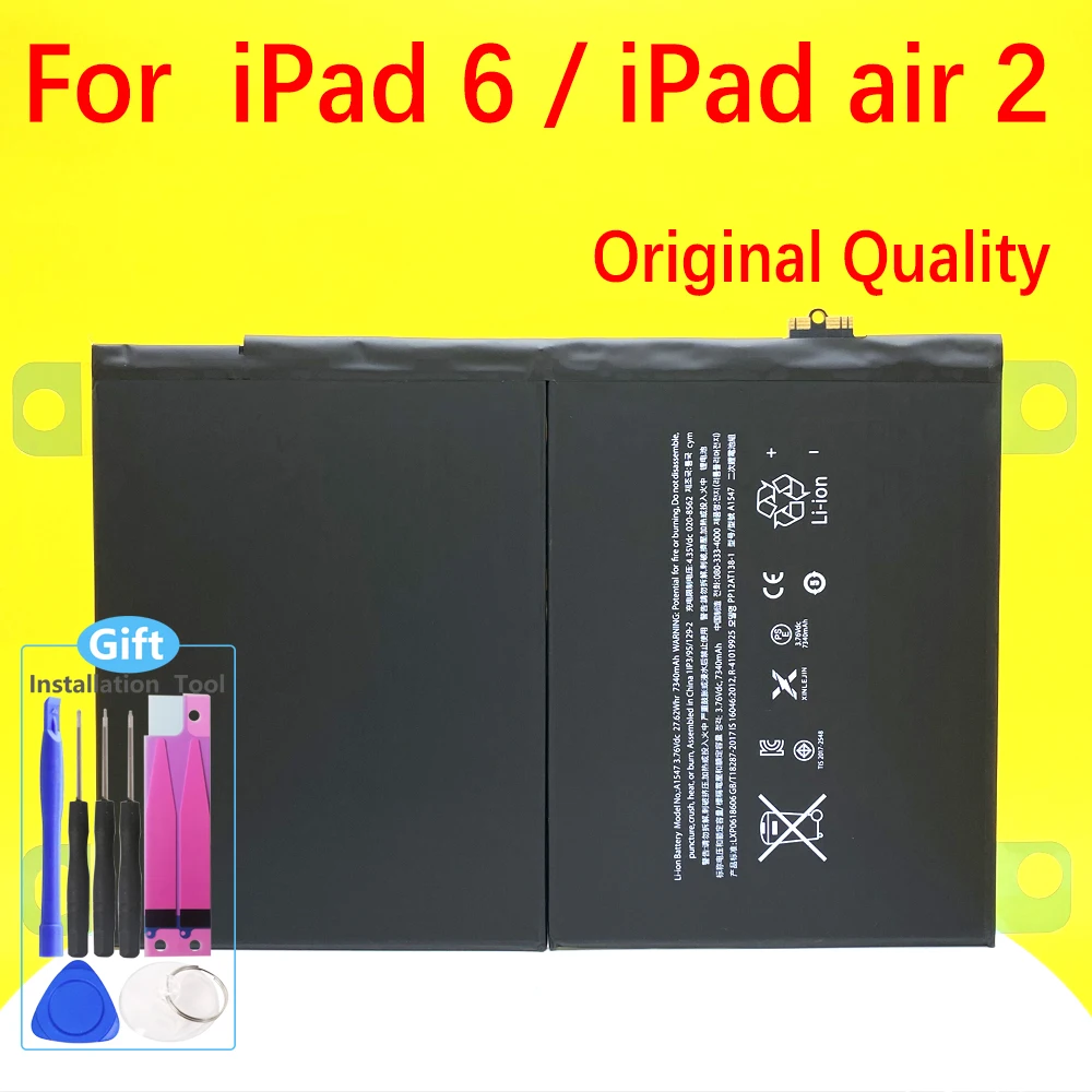 Новый оригинальный аккумулятор для планшета iPad 6 / air 2 A1566 A1567 A1547 | Мобильные