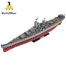 BuildMoc bricks WW2 Military Warships Iowa-Class Warshipss Series Building Blocks Model High-Tech Brick Soldier Vehicle Xmas Toy
BuildMoc bricks WW2 Military Warships Iowa-Class Warshipss Series Building Blocks Model High-Tech Brick Soldier Vehicle Xmas Toy