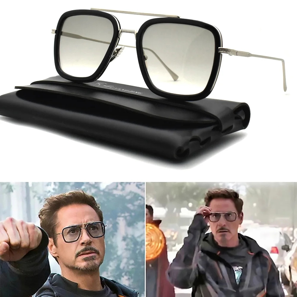 Tony Stark Sunglasses Men 2020 Vintage Gradient Sun Glasses Iron Man Adults Glasses Male Shades Retro Steampunk Eyeglasses Hot
Tony Stark Sunglasses Men 2020 Vintage Gradient Sun Glasses Iron Man Adults Glasses Male Shades Retro Steampunk Eyeglasses Hot