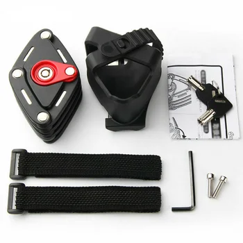 Folding Bike Lock Lock With 3 Keys Zinc alloy Motorcycle Bicycle Rhombus style
Folding Bike Lock Lock With 3 Keys Zinc alloy Motorcycle Bicycle Rhombus style